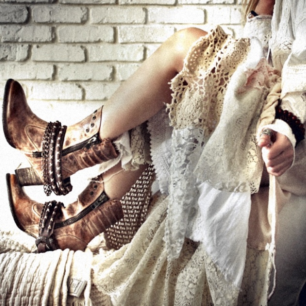 Romantic Cream Lace Maxi Skirt — Layered Boho Style